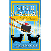 Sushi Scandal: The Pride Street Paranormal Cozy Corgi Mysteries Book One