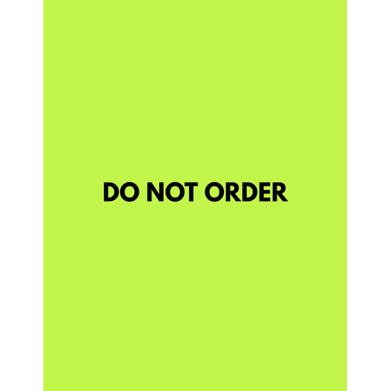 DO NOT ORDER - INCORRECT FORMATTING
