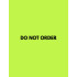 DO NOT ORDER - INCORRECT FORMATTING